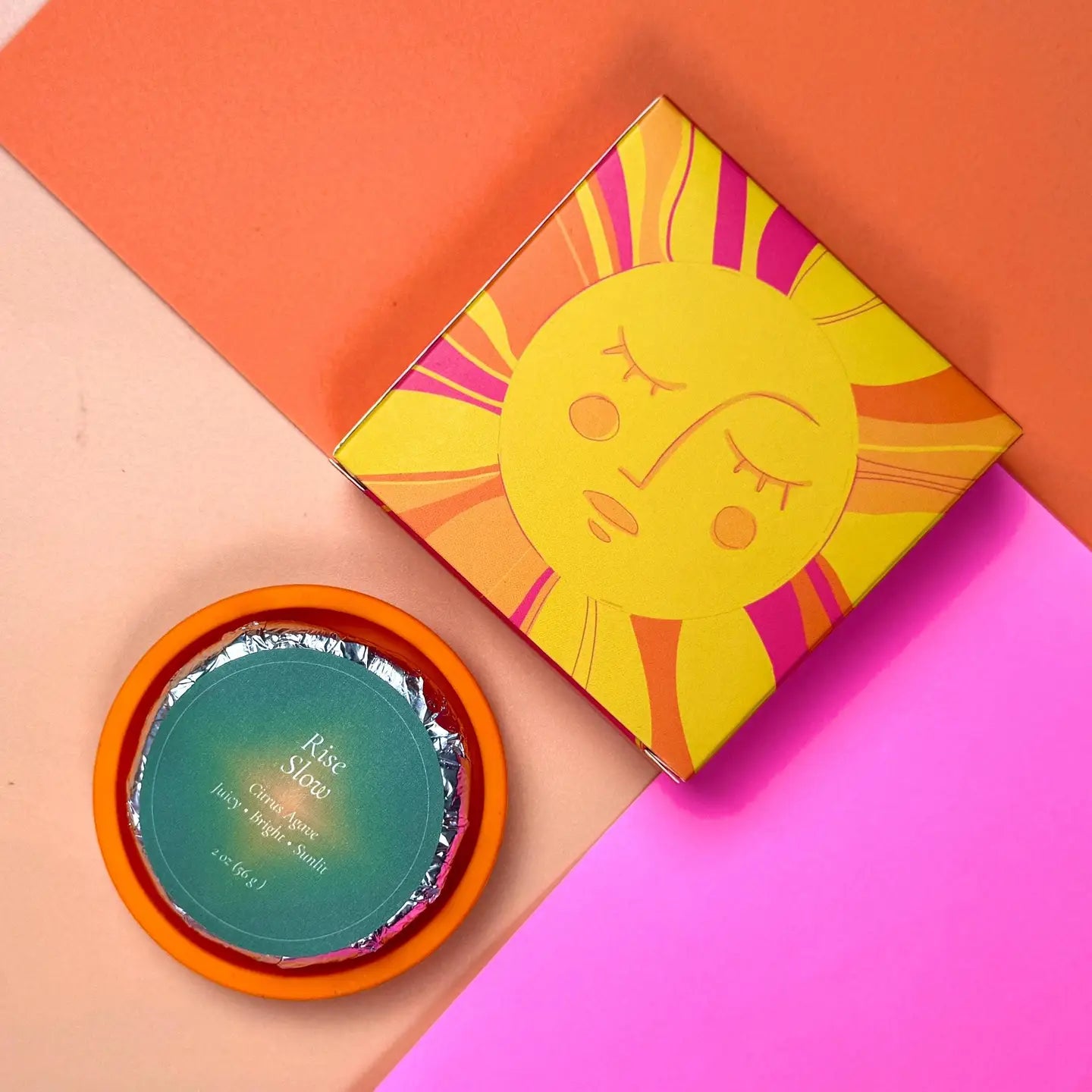 SloGlo - Mini Spa Gift Box | Bright Orange/Rise Slow