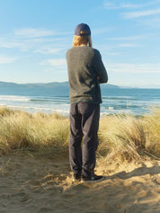 Mollusk - Cambridge Sweater | Charcoal Tipped