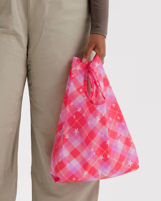 Baggu - Baby Baggu | Pink Star Plaid