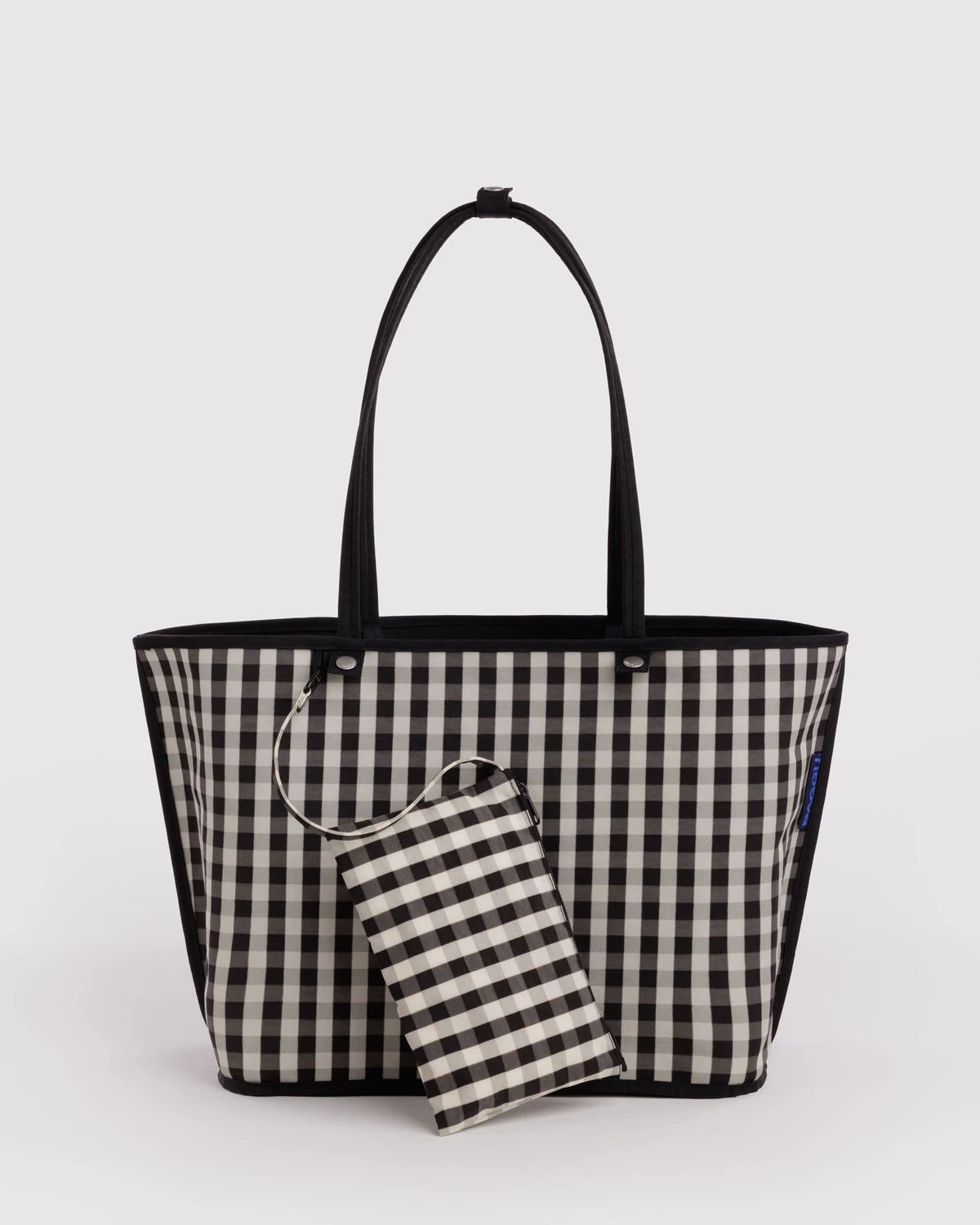 Baggu - Large Nylon Reversible Tote | Black Mix