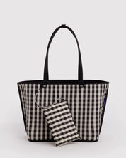 Baggu - Large Nylon Reversible Tote | Black Mix