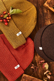 Upstate Stock -  Upcycled Cotton Watchcap | Dark Goldenrod