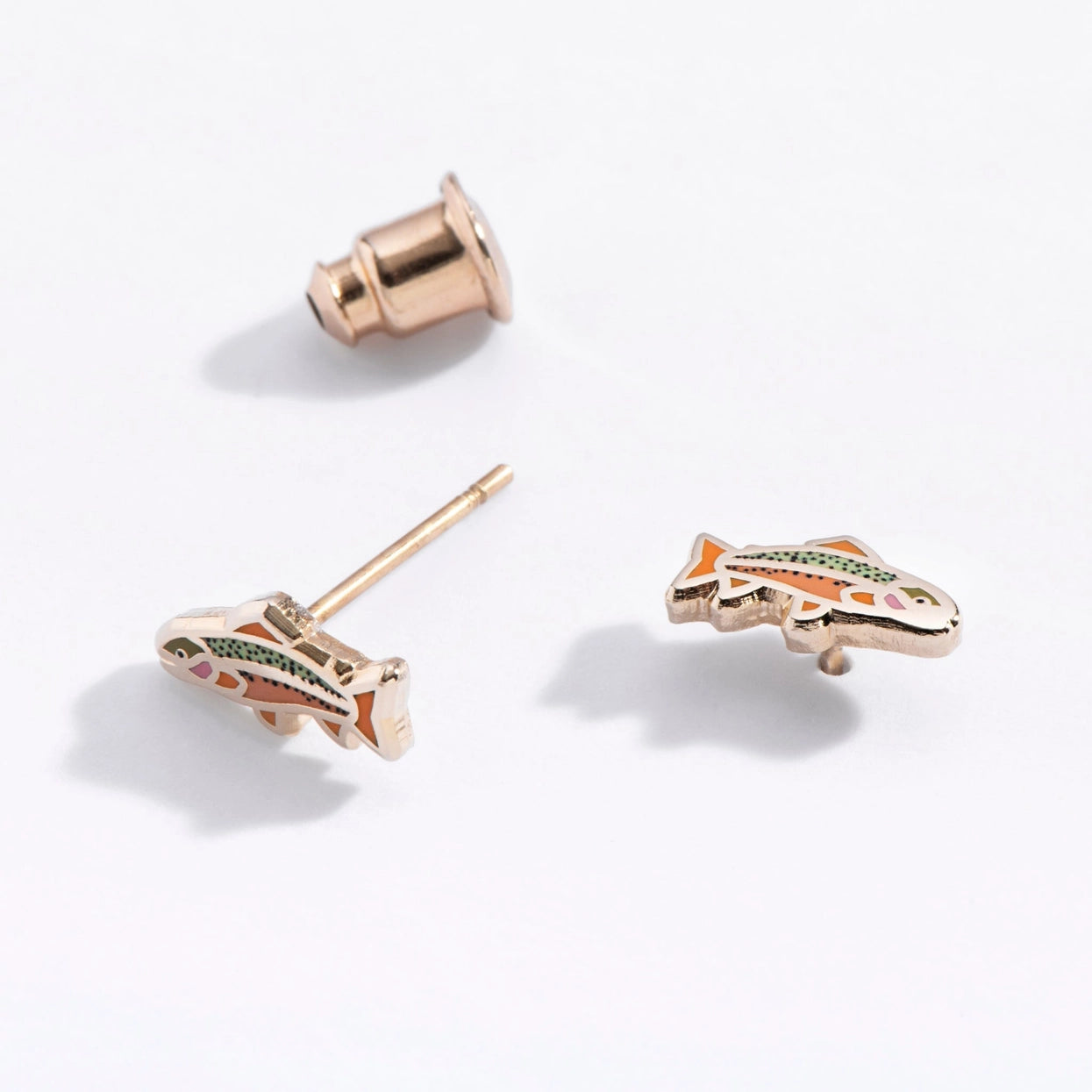 Larissa Loden - Rainbow Trout Fish Studs