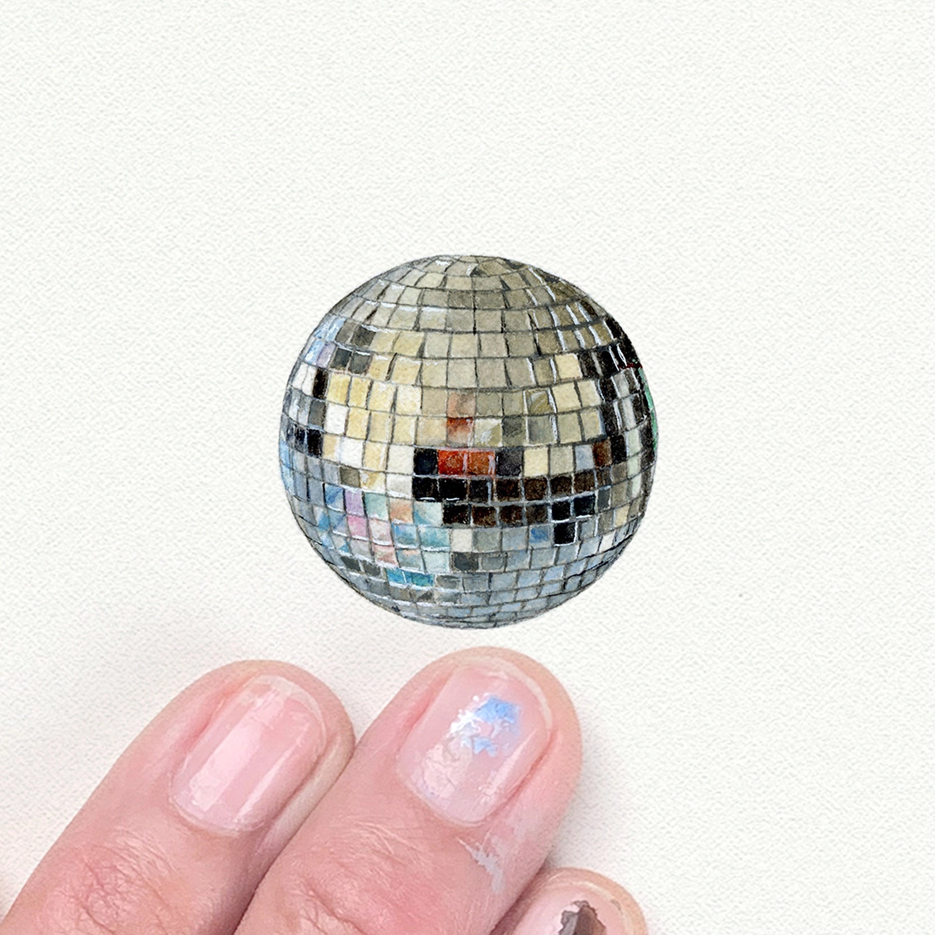 Karen Libecap - Tiny Paintings | Disco Ball