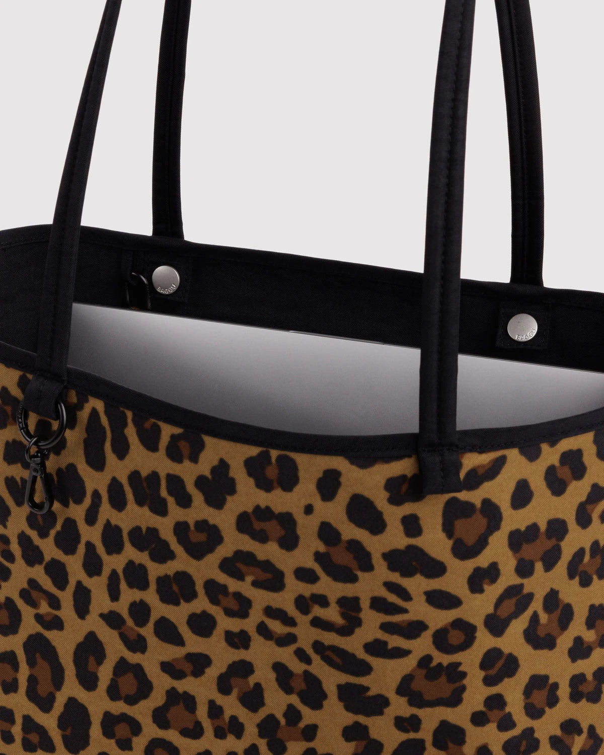 Baggu - Medium Nylon Reversible Tote | Leopard Mix