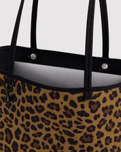 Baggu - Medium Nylon Reversible Tote | Leopard Mix