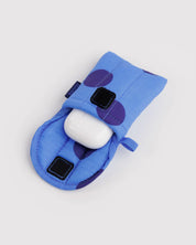 Baggu - Puffy Earbuds Case | Blue Polka Dot