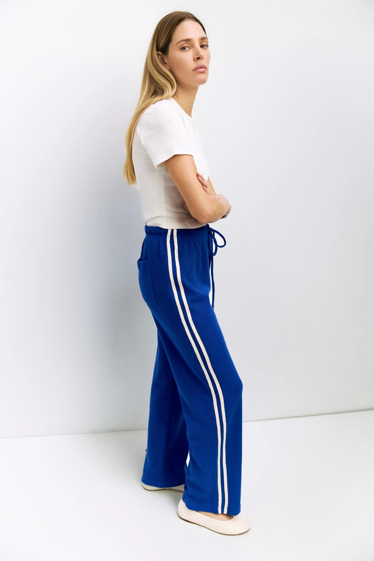 Mod Ref - The Enzo Pants | Blue/Cream
