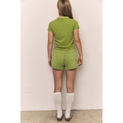 Blank Lab - Cotton Jersey Collar Tee | Peridot