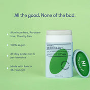 HiBAR - Deodorant | Fresh Rain + Cucumber