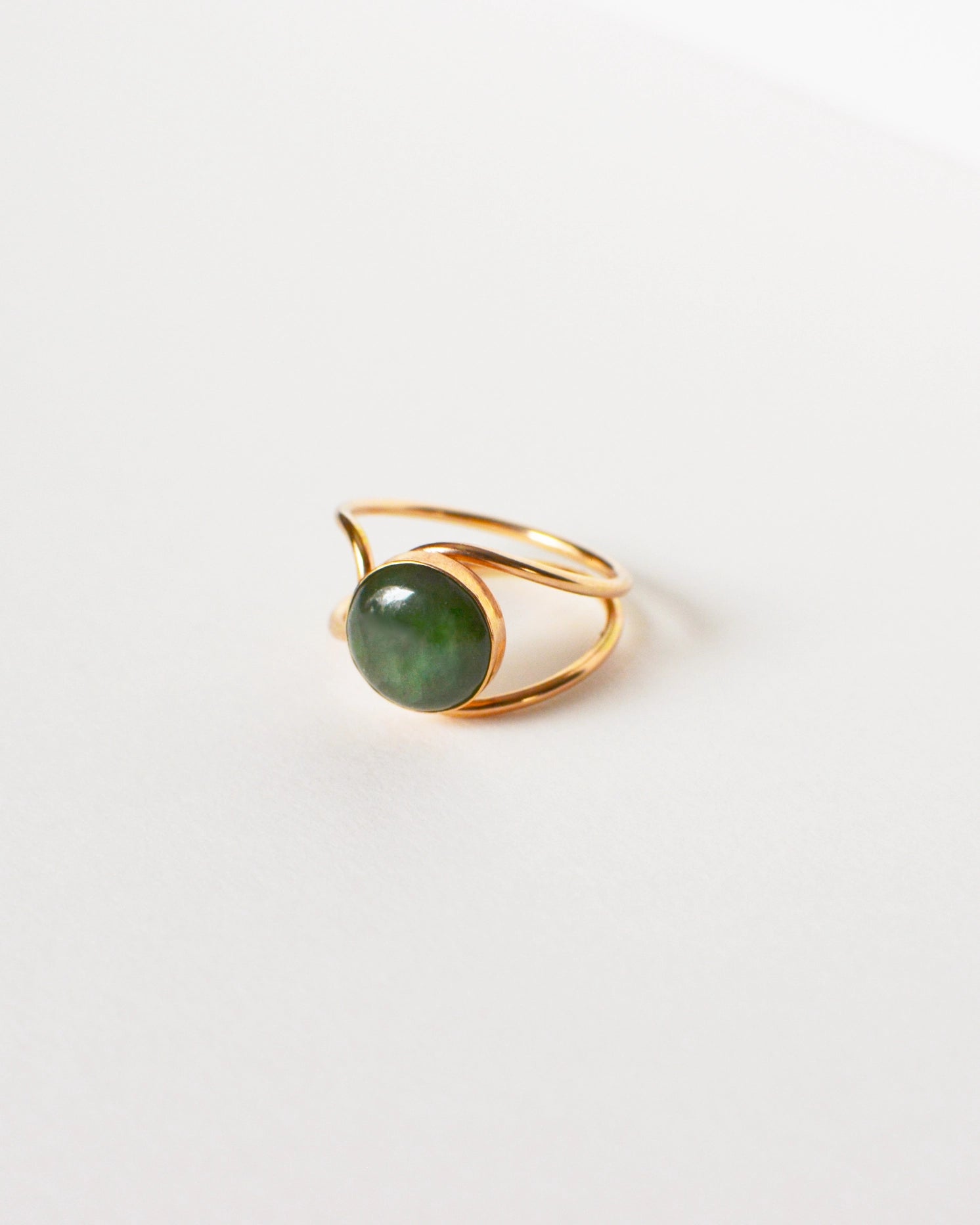 Gem & Blue - Lasso Ring | Jade