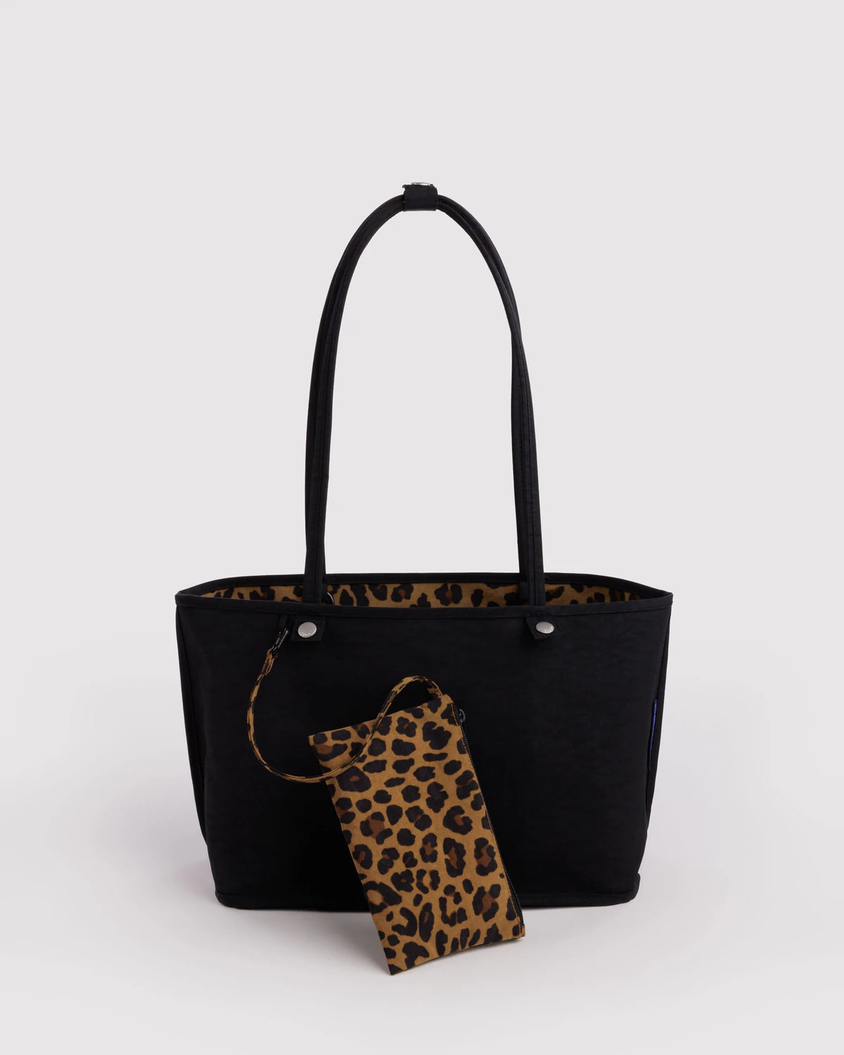 Baggu - Medium Nylon Reversible Tote | Leopard Mix