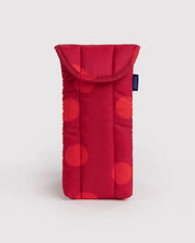 Baggu - Puffy Glasses Sleeve | Red Polka Dot