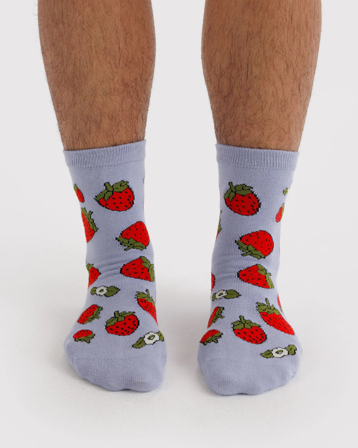 Baggu - Crew Sock | Strawberry Blossom