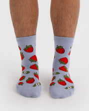 Baggu - Crew Sock | Strawberry Blossom