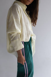 LOCOLINEN - Linen Pant | Bottle Green