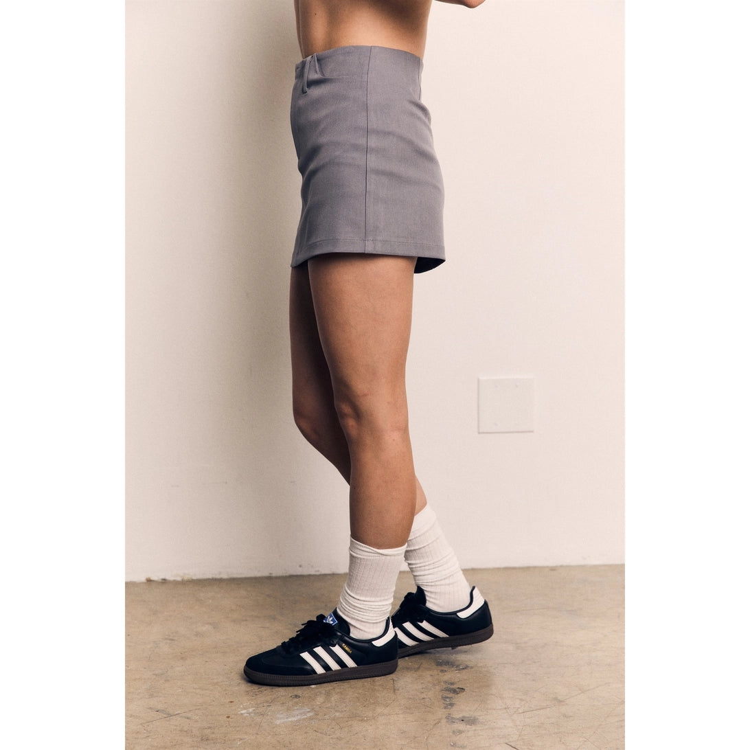 The Blank Lab - Basic Twill Skort | Grey