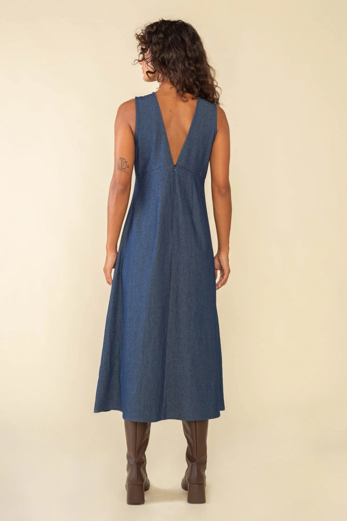 NLT - Carson Denim Midi Dress