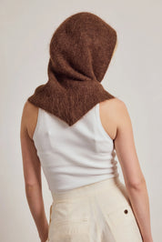Arctic Fox & Co. - The Alpaca Hooded Scarf | Dark Coffee