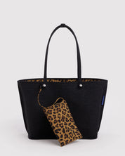 Baggu - Large Nylon Reversible Tote | Leopard Mix