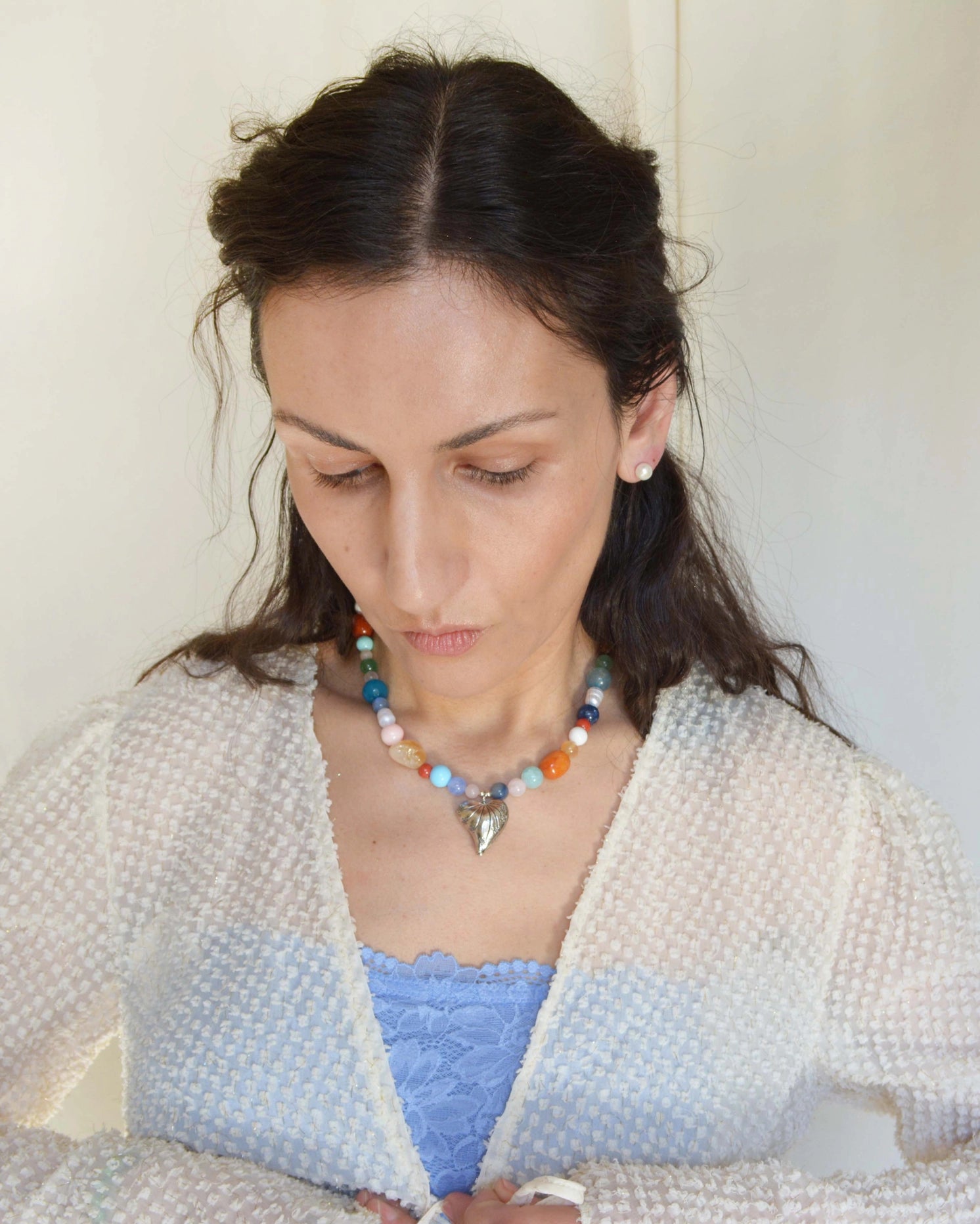 Gem & Blue - Lennan Bead Necklace