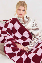 Arctic Fox & Co. - The Teddy Throw | Pink Check