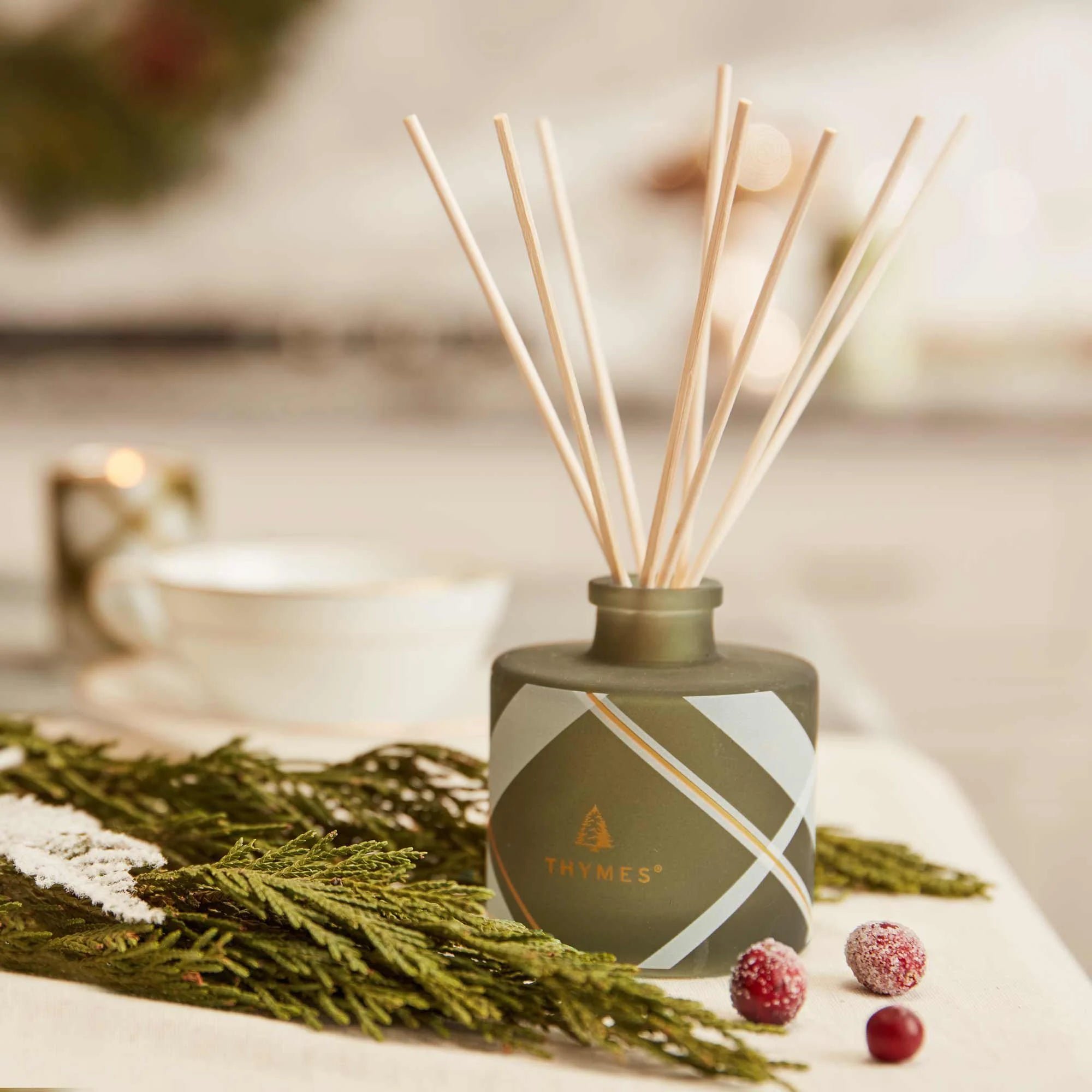 Frasier Fir - Reed Diffuser | Frosted Plaid