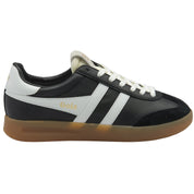 Gola - Cyclone Leather Sneakers | Black/White/Gum