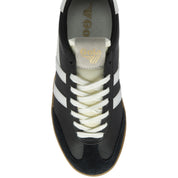 Gola - Cyclone Leather Sneakers | Black/White/Gum