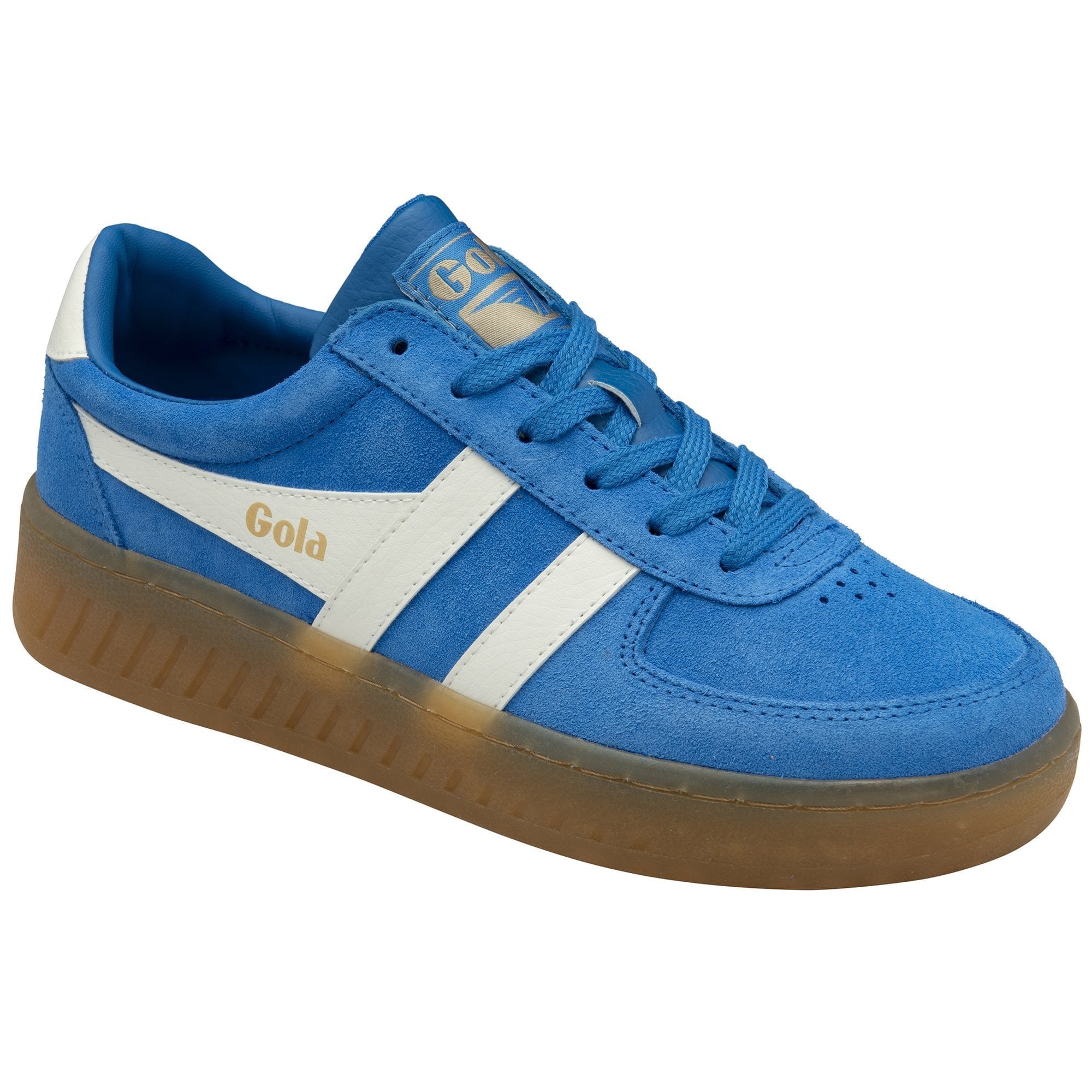 Gola - Grandslam Suede Sneakers | Pacific/Off White/Gum