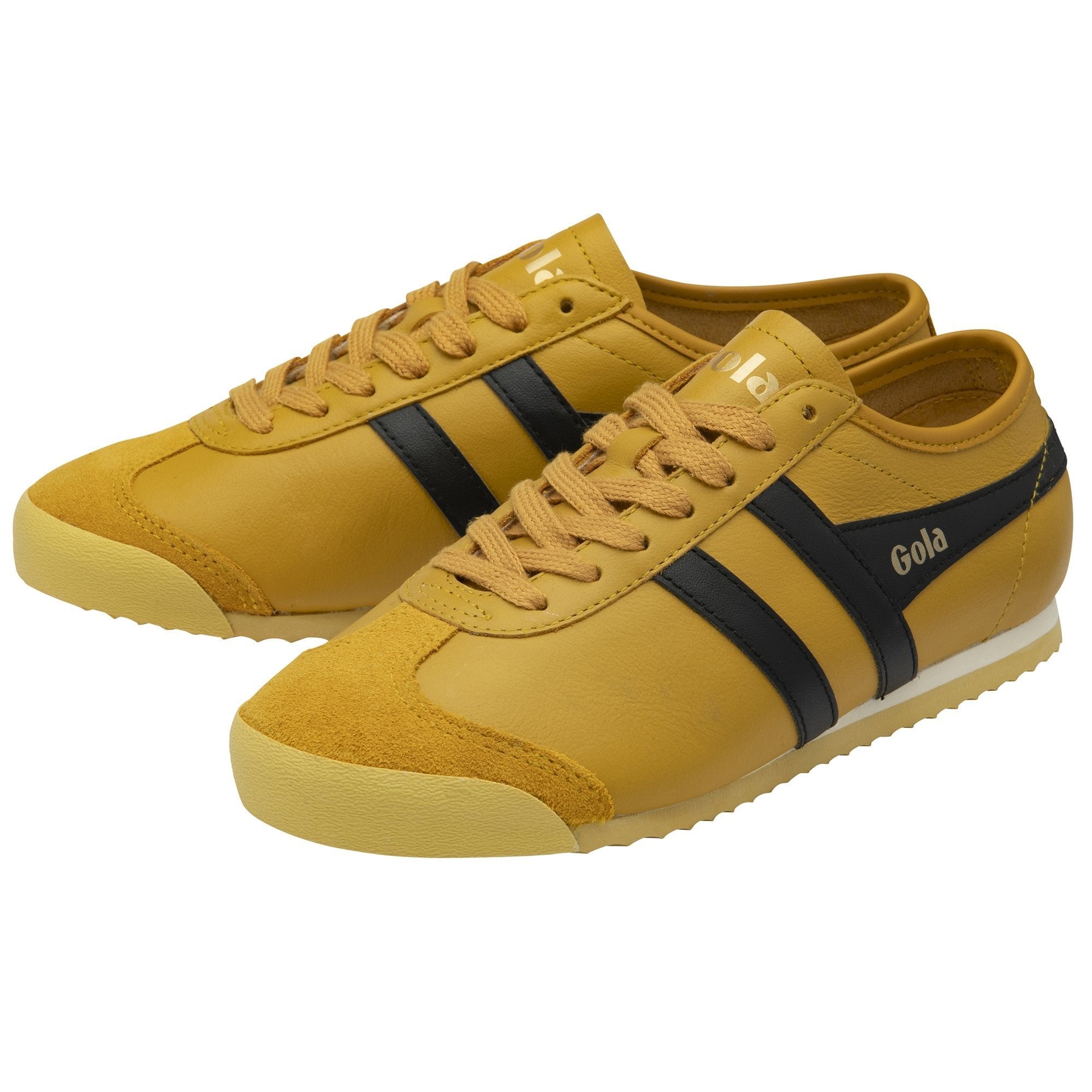 Gola - Race Leather Sneakers | Sun/Black