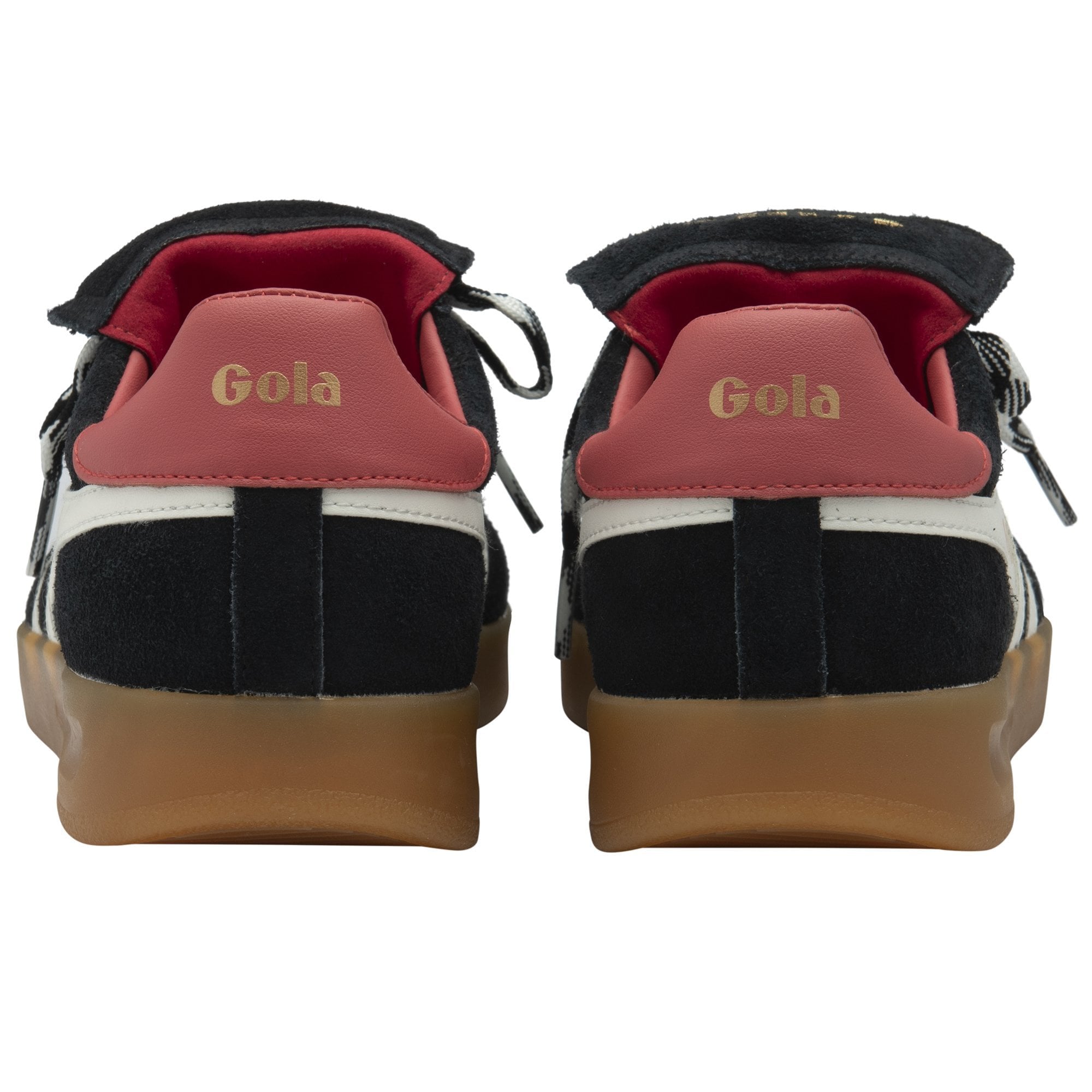 Gola - Stadia '86 Sneakers | Black/Off White/Coral/Gum