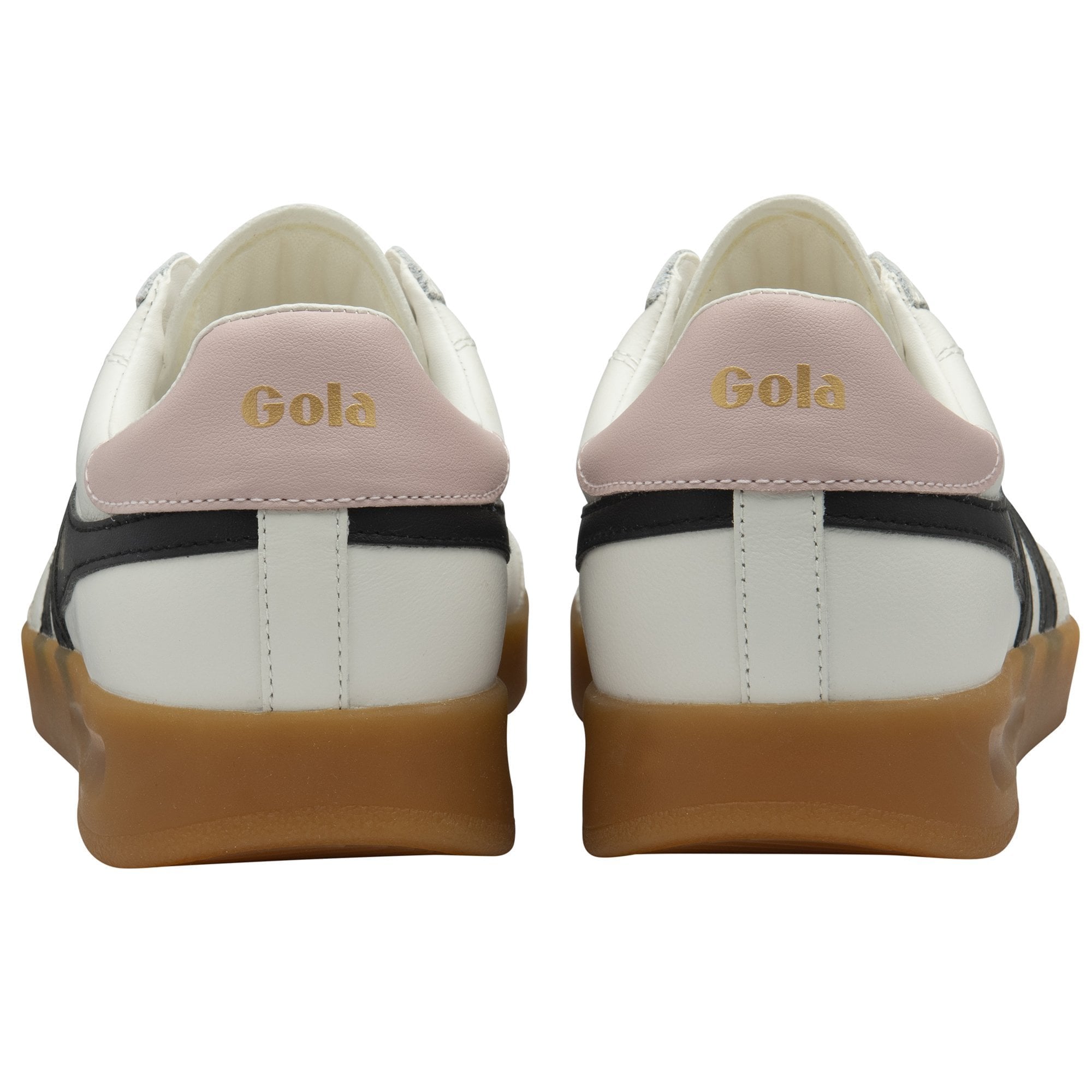 Gola - Stadia Leather Sneakers | White/Black/Chalk Pink/Gum