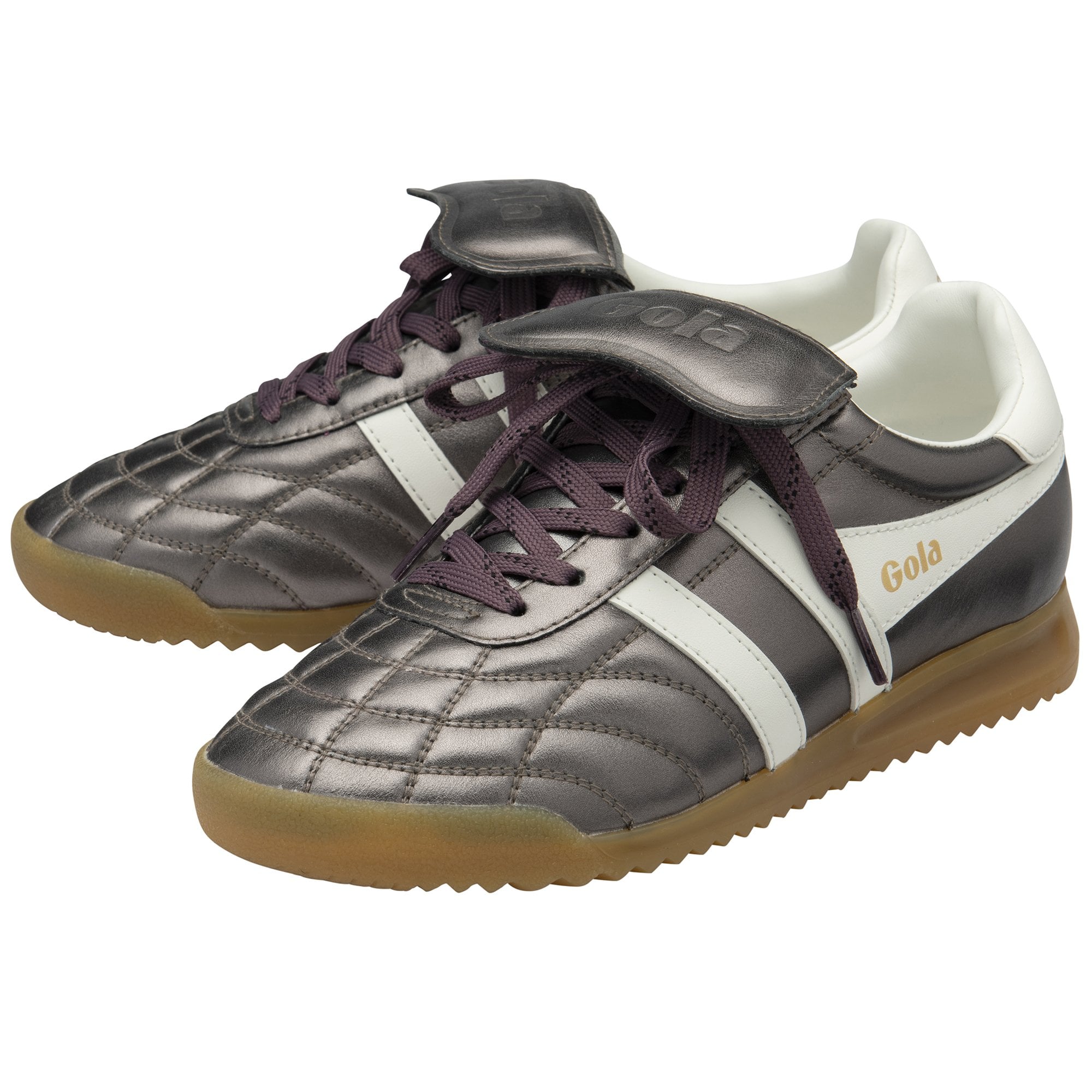 Gola - Stadium '86 Sneakers | Pewter/Off White