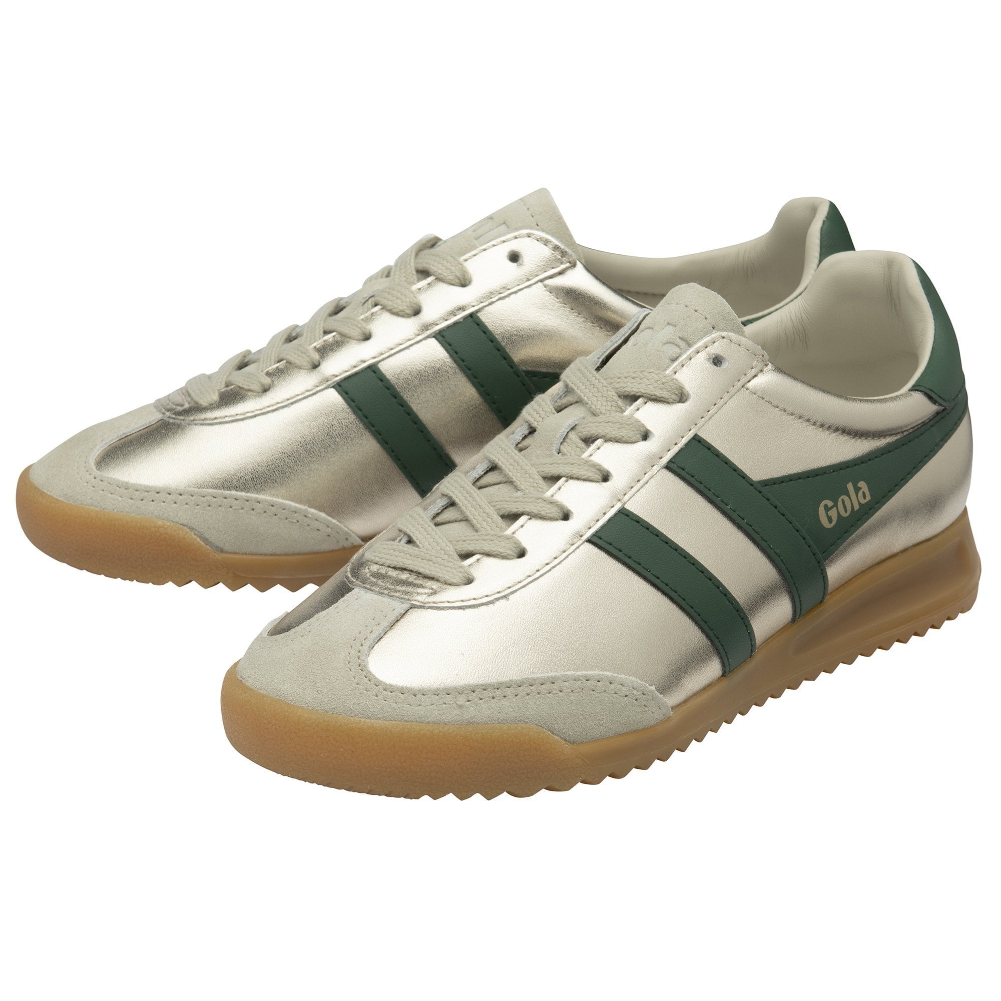 Gola - Torpedo Glimmer Sneakers | Gold/Evergreen