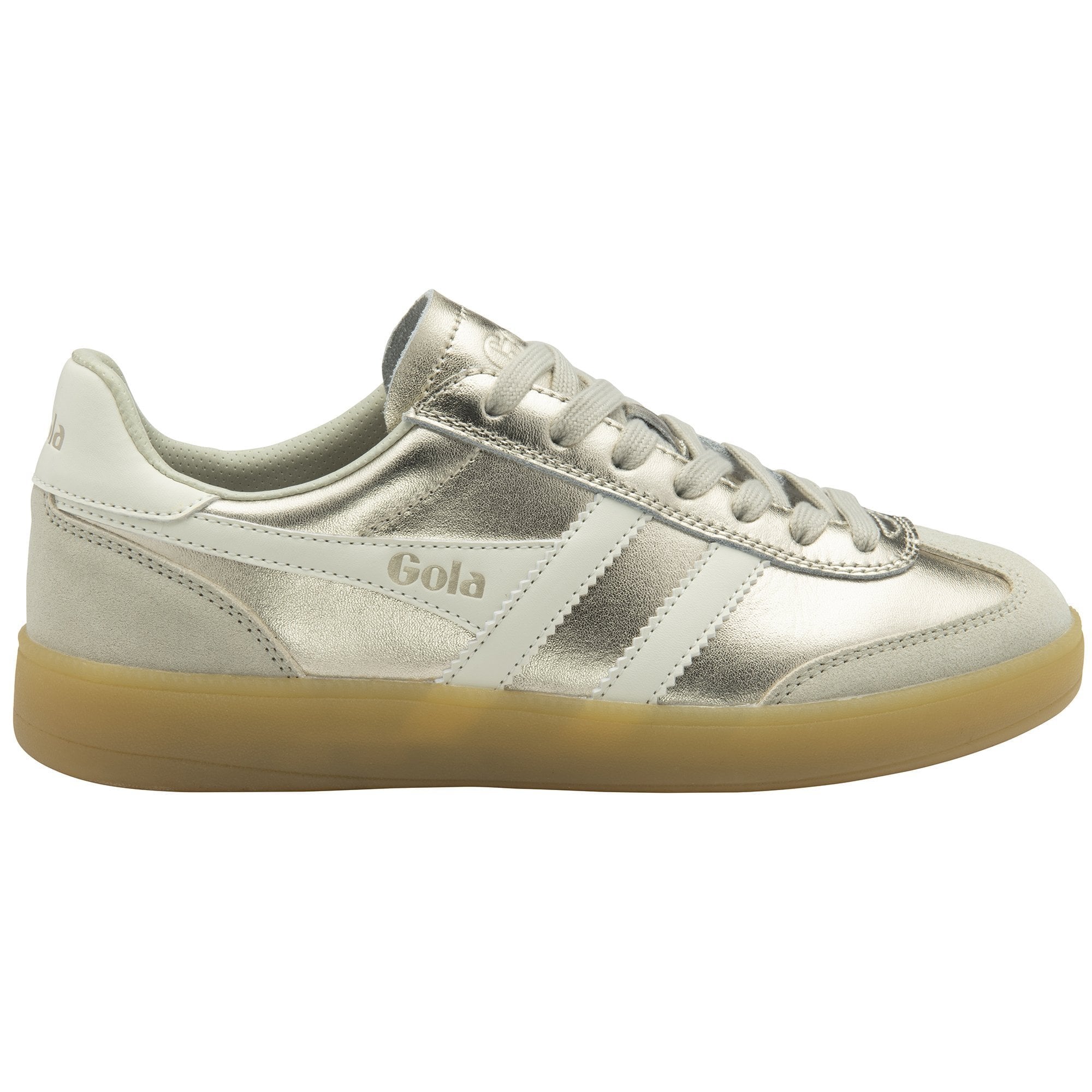Gola - Viper Metallic Sneakers | Gold/Off White/Gum