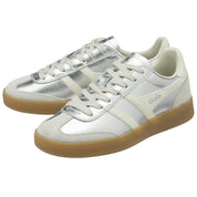 Gola - Viper Metallic Sneakers | Silver/Off White/Gum