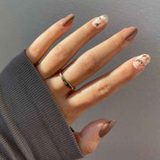 Glamnetic - Gold Truffle Short Round Nails