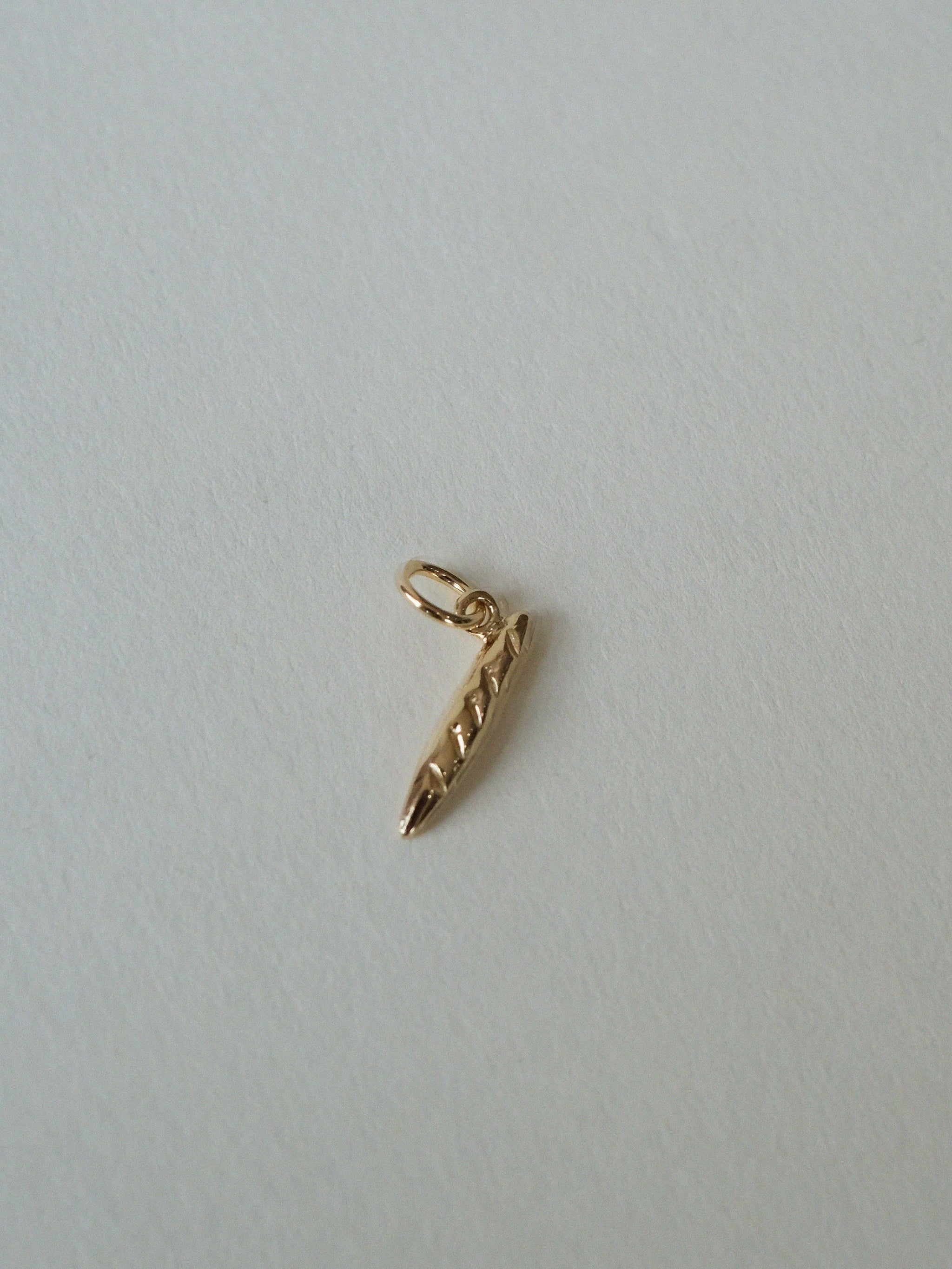 I Like It Here Club - Baguette Charm | Gold Plate