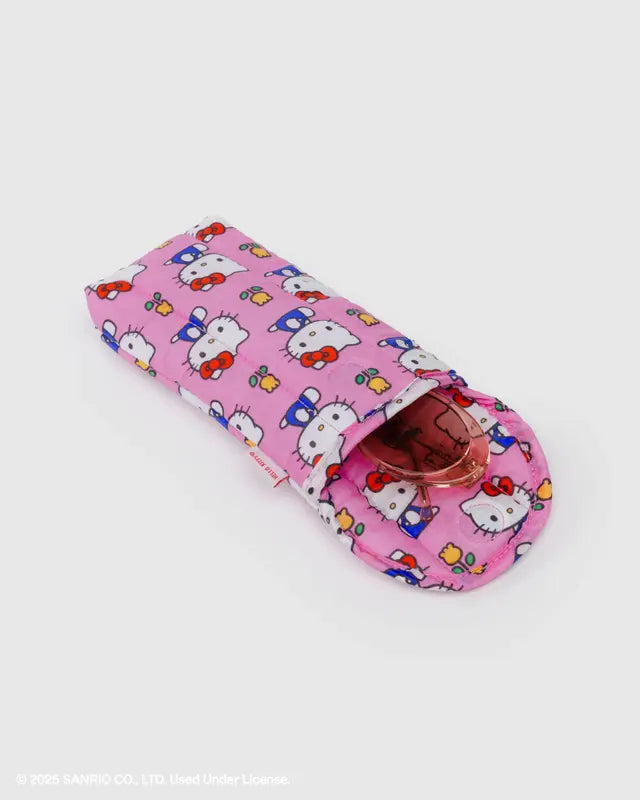 Baggu - Puffy Glasses Sleeve | Hello Kitty Pink