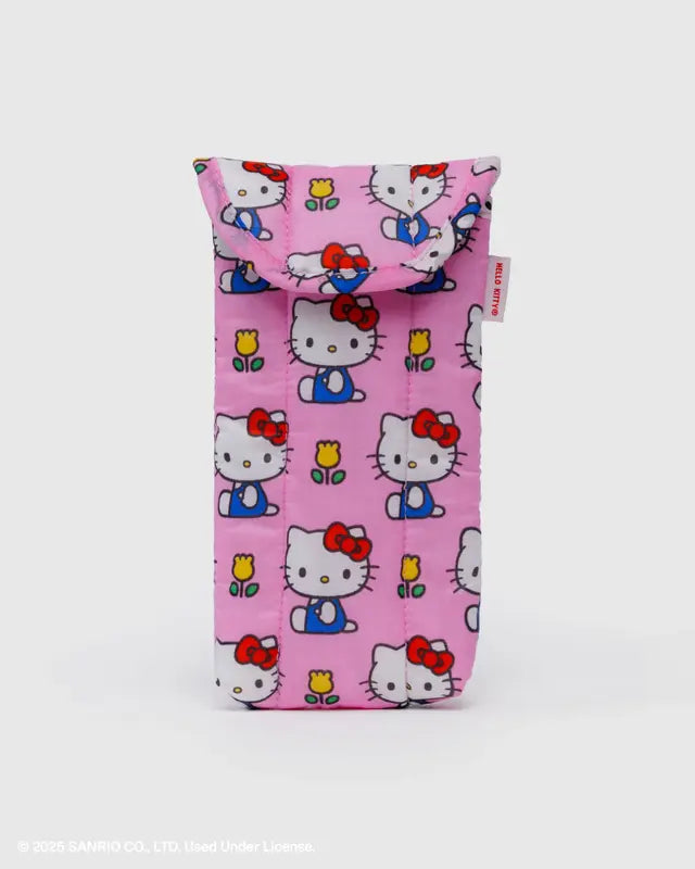 Baggu - Puffy Glasses Sleeve | Hello Kitty Pink