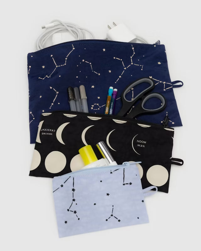 Baggu - Flat Pouch Set | Night Sky