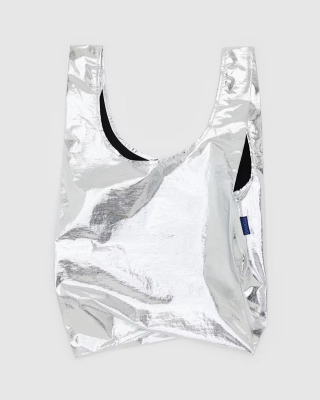 Baggu - Standard Baggu | Metallic Silver