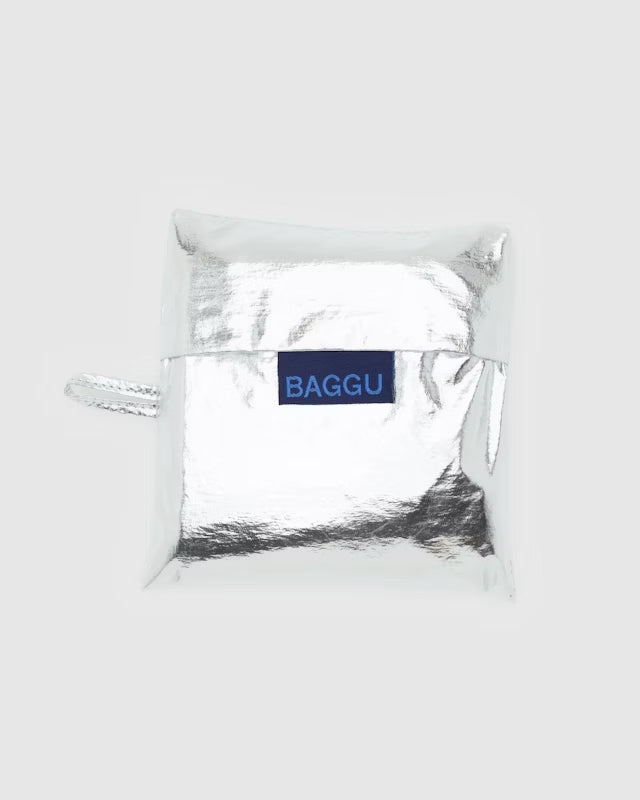 Baggu - Standard Baggu | Metallic Silver