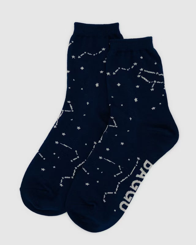 Baggu - Crew Sock | Constellation Midnight