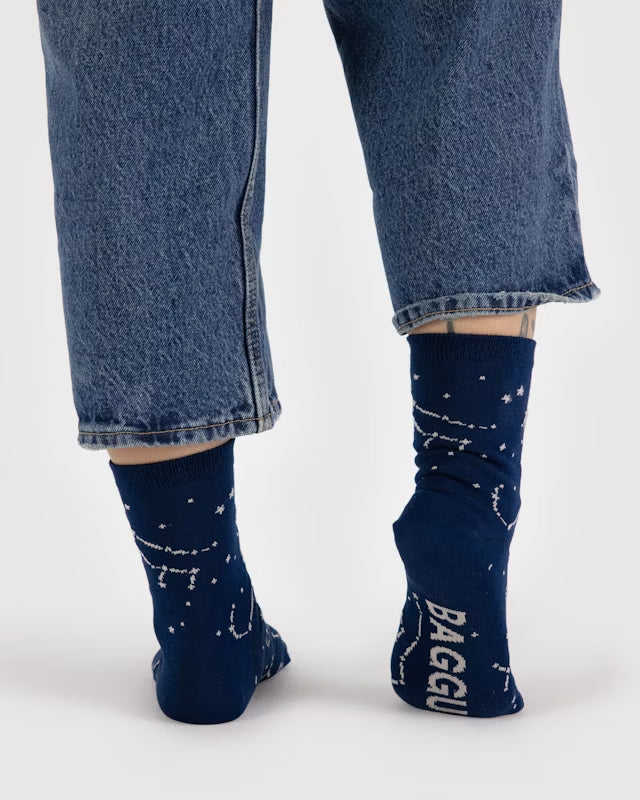 Baggu - Crew Sock | Constellation Midnight