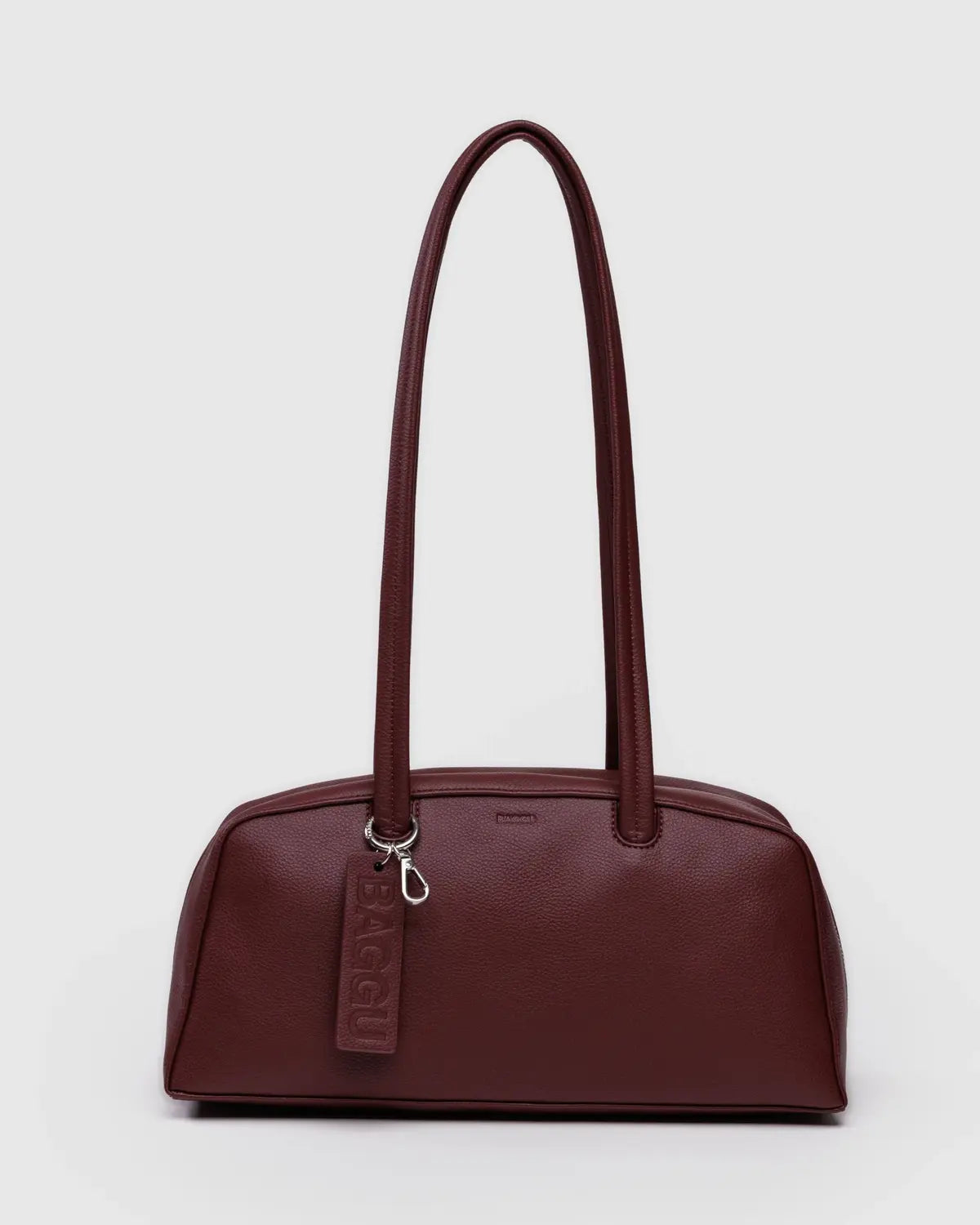 Baggu - Recycled Leather Bowler Bag | Mahogany