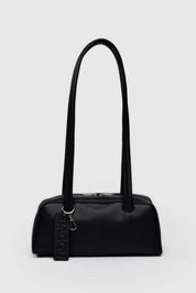 Baggu - Small Recycled Leather Bowler Bag | Black