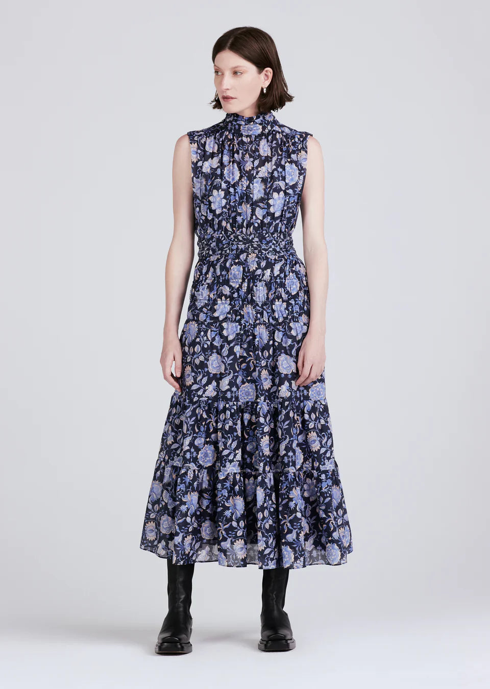 Derek Lam 10 Crosby Junia Floral Dress (10/L)