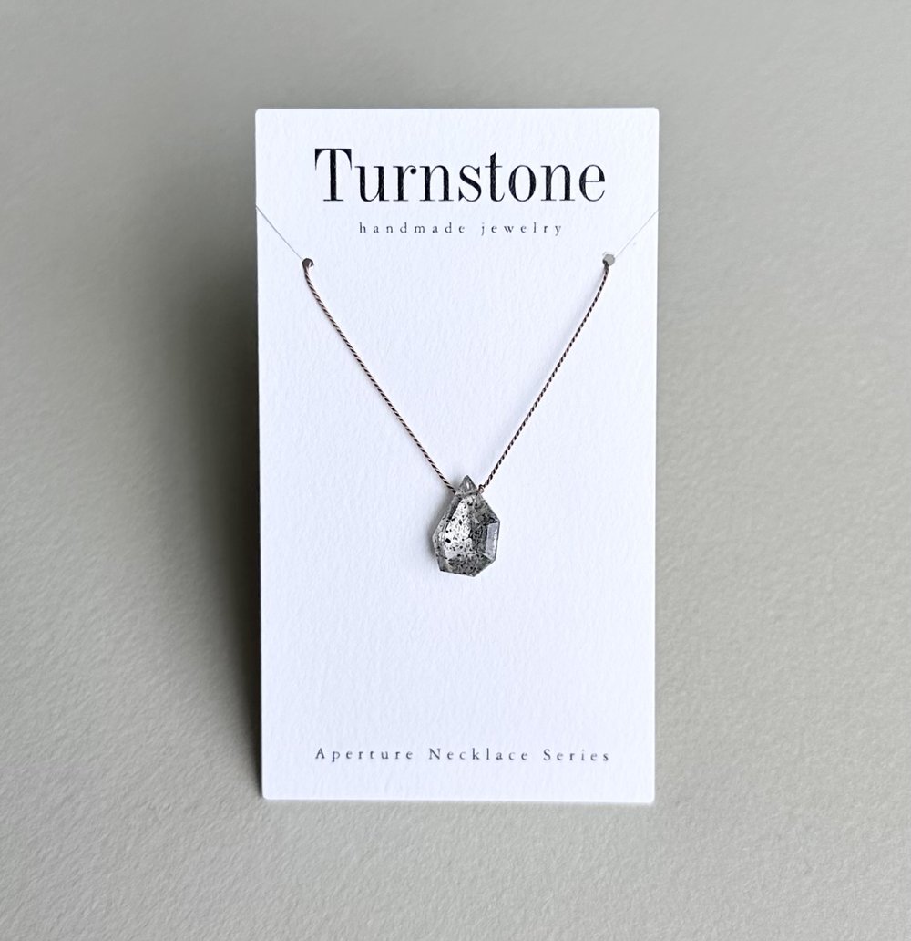 Turnstone Jewelry - Dotted Quartz Aperture Necklace